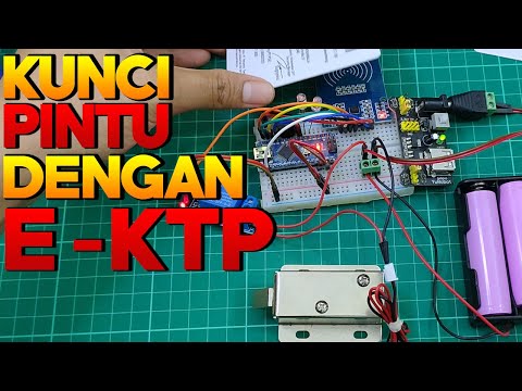 Membuat Kunci Pintu Otomatis dengan KTP - Arduino Project Indonesia