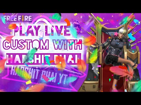 Play Custom Live With Subscribers | Harshit Bhai YT | Free Fire