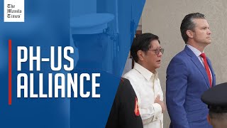 Hegseth, Marcos praise Philippines-US alliance during Pentagon meeting