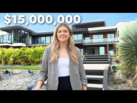 Touring A $15M Modern Luxury Mansion In Washington State