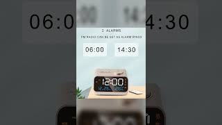 Aliexpress - Stylish LED Alarm Clock & FM Radio for Your Bedside #Aliexpress #SmartClock