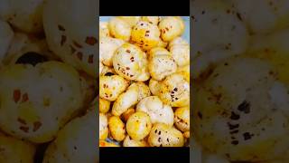 Crispy Makhana (fox nuts) #shorts #foxnuts #snacks #makhana