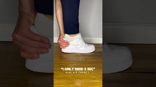 No Tie Shoelaces for Nike Air Force 1 #shoelacetying #nikeshoes #af1 #shoelaces #nikeaj1 #shoelace