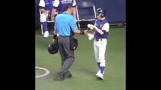 ボールボーイ くん、白井 一行 #npb 審判員・記録員 に ビビる