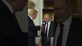 Beautiful Moment of Vladimir Putin and Donald Trump #putin #russia #warinukraine #shorts