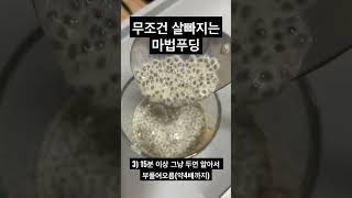 무조건 살 빠지는 치아씨드 푸딩 레시피  #다이어트 #레시피 #식단#diet #chiaseeds  #헬린이