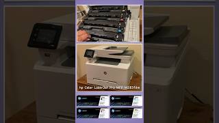 How to Replace the Toner Cartridge on the HP Color LaserJet Pro MFP M283fdw #shorts