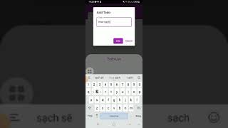 Ứng dụng ghi chú cá nhân note flutter android