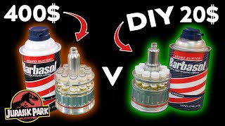 DIY Jurassic Park Barbasol Can for $20 | $400 Prop Replica Showdown