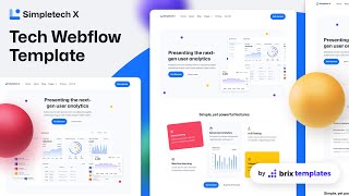 Simpletech X - Tech Webflow Template | BRIX Templates