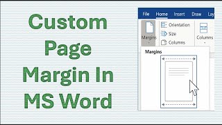 How to Set Custom Page Margins in MS Word ✏️ | Precisely Adjust Page Layout in Seconds!