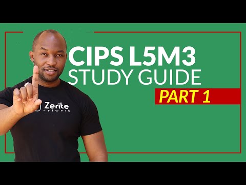 CIPS L5M3 Study guide Managing contractual risks PART 1