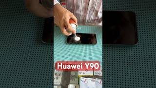 Huawei Nova Y90 Unboxing & Screen protector installation - tempered glass installation !!! #shorts