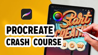 Getting Started With Procreate (1 Minute Crash course For Beginners) (#Shorts​)