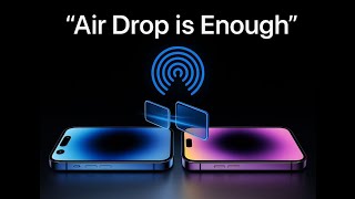 Air Drop is magic. Share files at superfast speed between iPhones. Is bluetooth necessary?