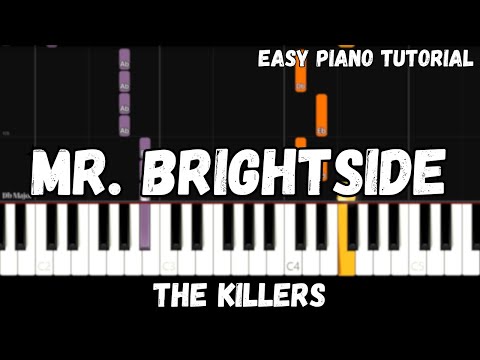 The Killers - Mr. Brightside (Easy Piano Tutorial)