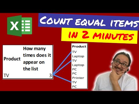 🔢🤔 How to use the COUNTIF formula in Excel in 2 minutes