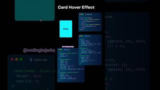 ​You NEED This Card Hover Effect #coding #shorts #ytshorts #card #hover #hovereffects #csseffects