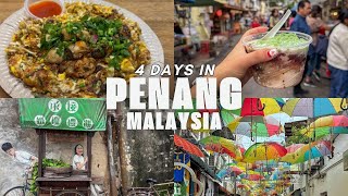 PENANG MALAYSIA | 4 days itinerary 🇲🇾 local food, penang hill, & more🌴🖼️ #penang #malaysia #vlog