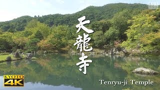[4K] 天龍寺　京都の庭園　Tenryu-ji Temple [4K] The Garden of Kyoto Japan