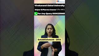 How is Vivekanand Global University Jaipur for B.Pharma Course?