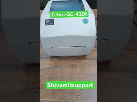 How to Set Up & Print with Zebra GC420t Printer