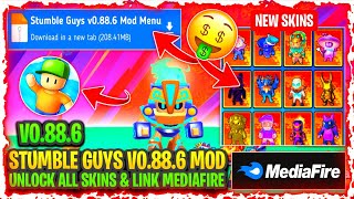 Stumble Guys Mod Apk v0.88.6 Latest Version 2025 - Unlock All Skins & Emot Abilities