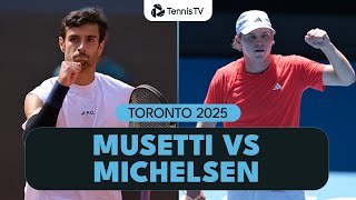 Lorenzo Musetti vs Alex Michelsen | Toronto Highlights 2025