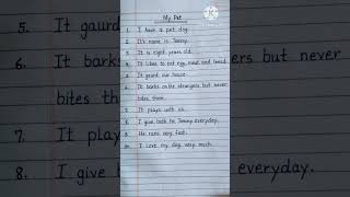 10 Line Essay On My Pet I Essay on My Pet I #short #ytshorts #essay