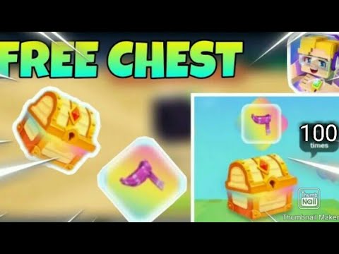 Block man go || opening 100 chest of event