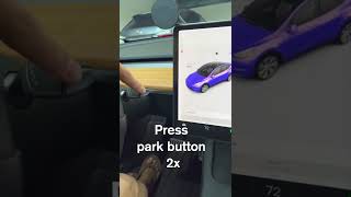 Tesla parks itself into a tight parking spot!