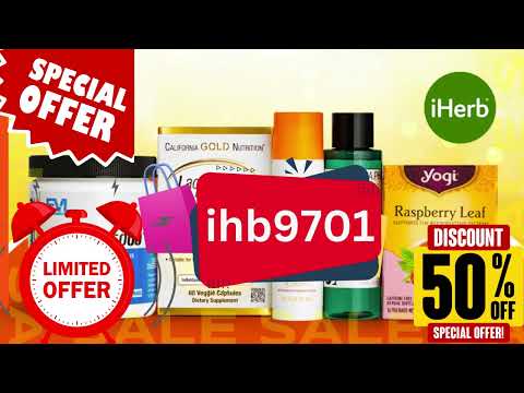 Exclusive iHerb Discount Codes (2025) – Up to 50% Off Sitewide!