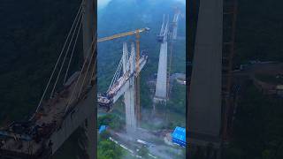 LONGEST LENGTH HIGHEST PIER BRIDGE || XIANGJIANG RIVER BRIDGE Wengma Railway #bridge #engineering
