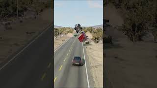Realistic Highway Car Crashes #261 - BeamNG.Drive