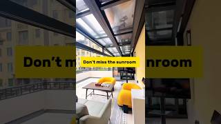 #sunroom #home #foryou #design #backyard #villa #pergola #tinyhouse #greenhouse #glass #cover #fyp