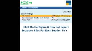 HOW TO EXPORT GSTR 1 JSON FILE FOR EACH SECTIONS IN TALLY PRIME