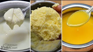 Homemade Ghee Recipe/ Butter Recipe/ Pure Ghee Recipe