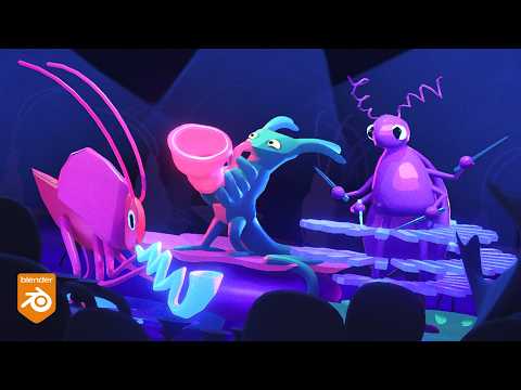 I Made a 3D Bug Band in Blender