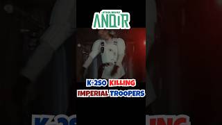 K-2SO Uses a Dead Trooper as a Shield 😳 | Star Wars Andor Scene