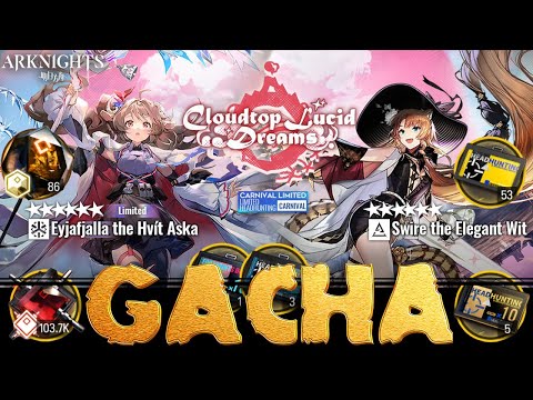 【Arknights】 Trying to reach 300 pulls on Eyjafjalla the Hvít Aska and Swire the Elegant Wit banner
