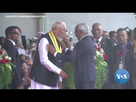Mauritius honors Indian PM with highest civilian award