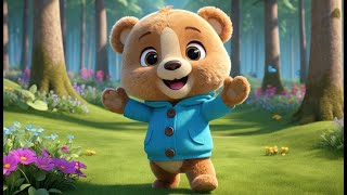 Teddy Bear Dance – Turn Around Game | Fun Action Song for Kids | Spin, Clap & Move Along