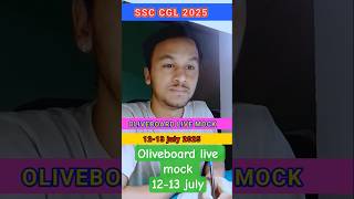 SSC CGL PYQ BASED MOCK 🔥 SSC CGL 2025 😊 OLIVEBOARD 🔥 LIVE MOCK #ssc #shorts #sscpyq
