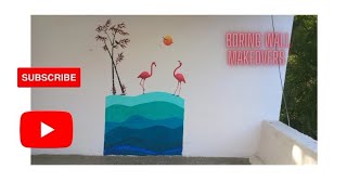 Boring wall makeover..drop a like if you really liked it #delhi #homedecor #decor #diy #nis