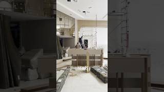 Before & After 3D Animation of a Hotel Restaurant  🎥🌊☀️ #shorts #workinprogress