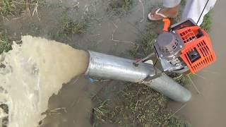 How to Make Water Pump 4 Inches Engine With Engine 4 Inch Delivery Former Machine