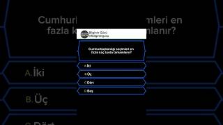 Cumhurbaşkanlığı seçimleri en fazla kaç turda tamamlanır?