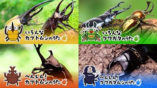 カブトムシ・クワガタのうたメドレー🎵