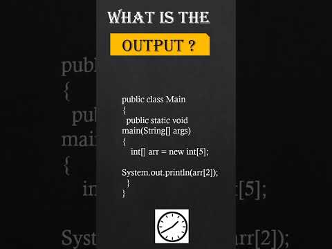 Java Array Default Value  💡 #CodeShorts