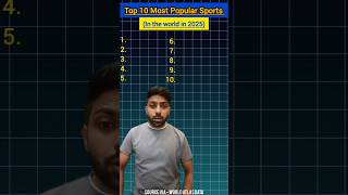 Top 10 Most Popular Sports|Most Followed Sports#cricket #soccer #shorts #top10